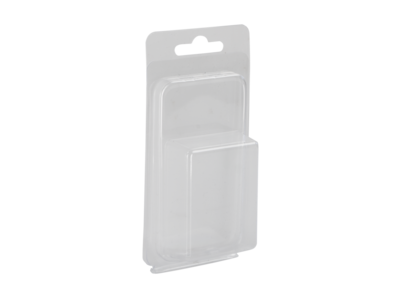 Klappblister-Sichtverpackung 135mmx68mmx28mm