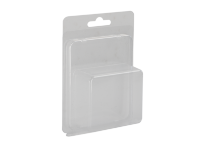 Klappblister-Sichtverpackung 135mmx95mmx38mm