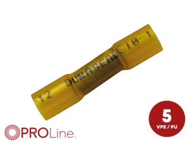 Stoßverbinder 4,0 mm²-6,0 mm² gelb NYDS 5 Stück
