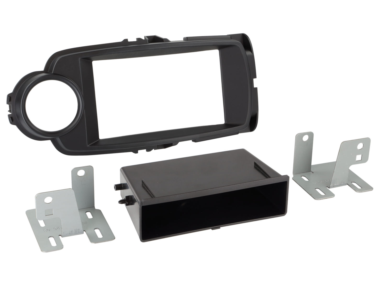 2-DIN Radioblende mit Fach Toyota Yaris 09/2014-03/2020