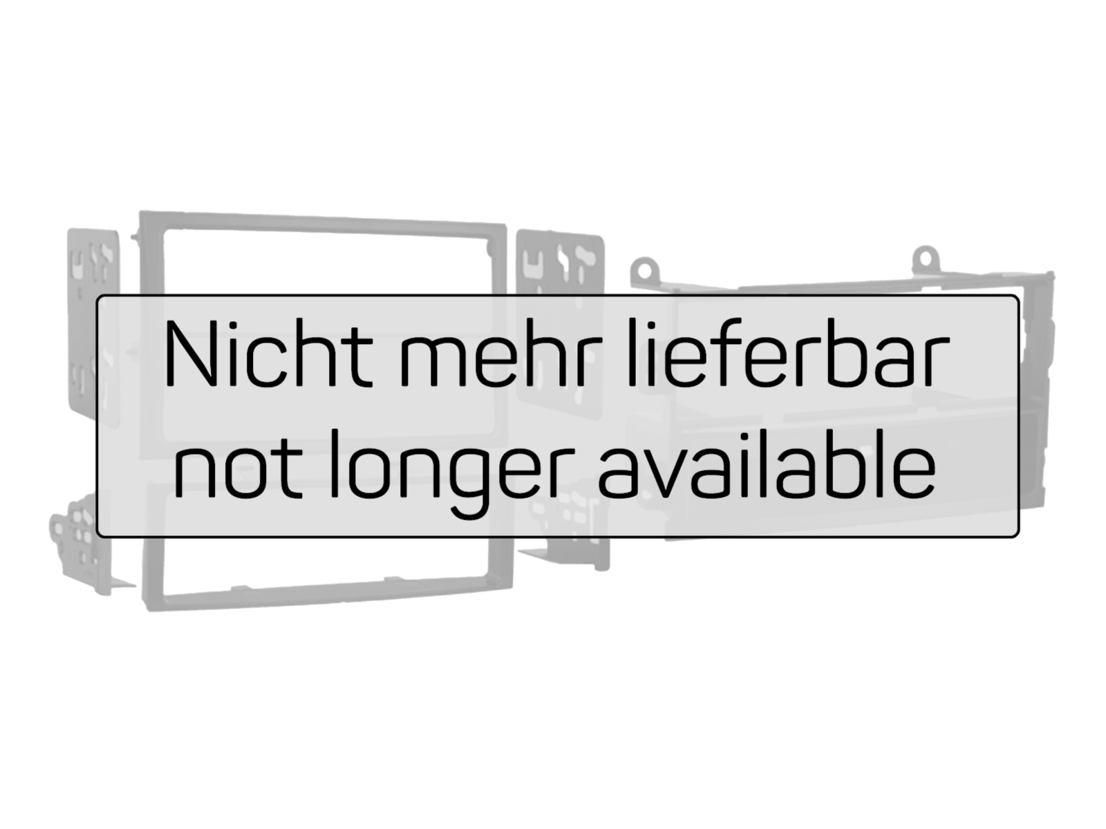 2-DIN Radioblende mit Fach Nissan nicht mehr lieferbar