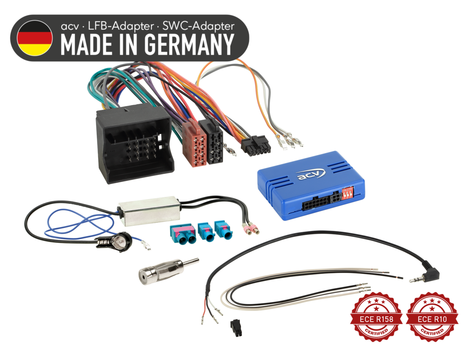 LFB Audi/Seat/Skoda/VW Quadlock Fakra(Set)>DIN/ISO/Multilead