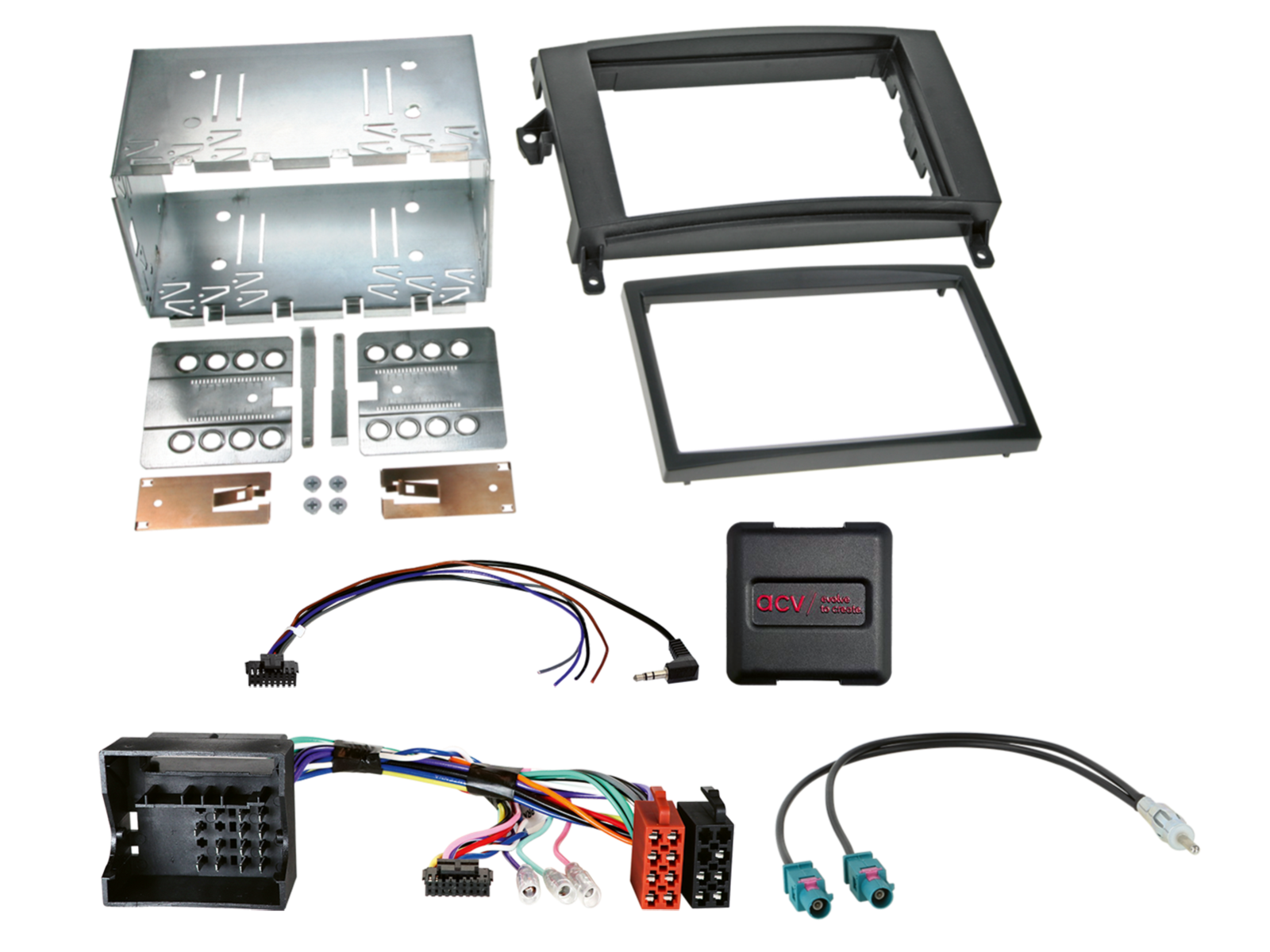 2-DIN Kit Mercedes A-Klasse/B-Klasse/Vito/Viano LFB/Antenne
