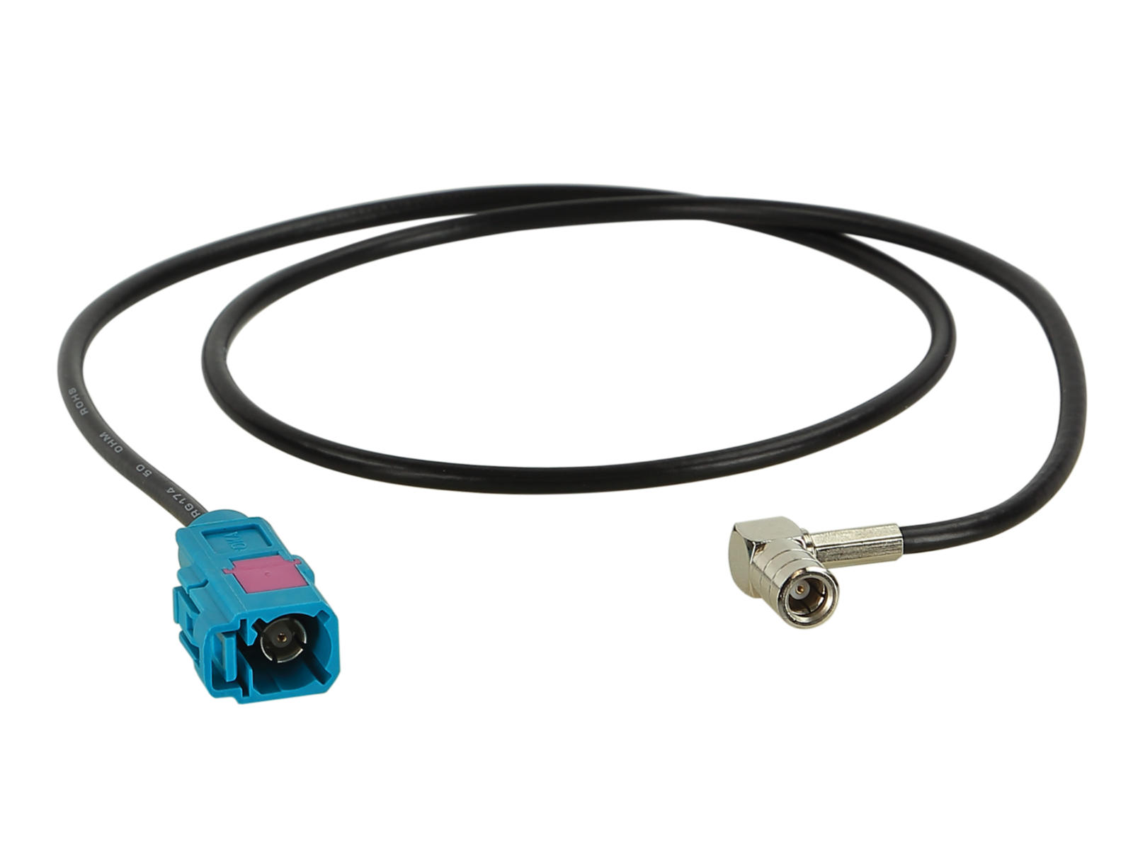 Antennenadapter Fakra Z(f)>SMB(f) 90° 50cm ROKA lose
