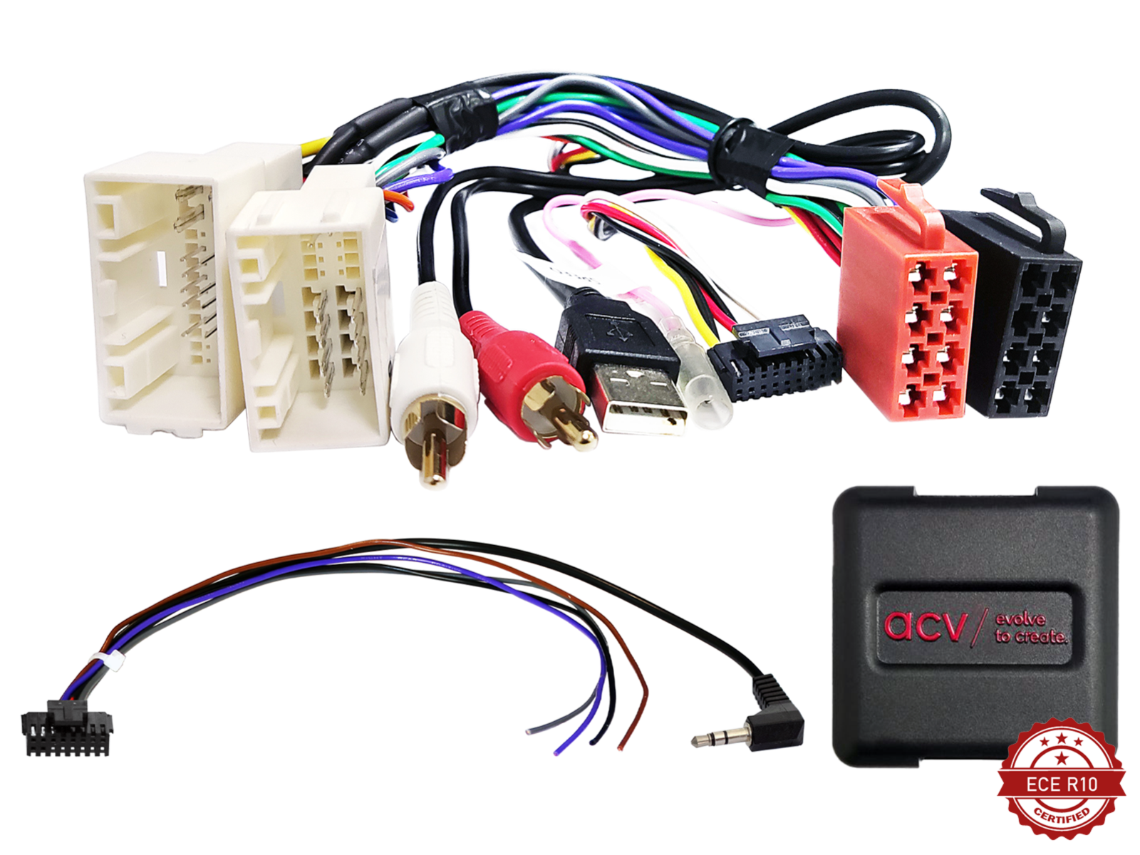 LFB Kia Fahrzeuge 24Pin/18Pin Multilead USB/AUX analog lose