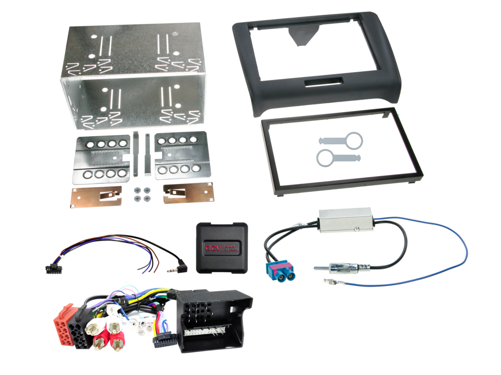 2-DIN Kit Audi TT(8J) 09/2006-04/2014 LFB/Antenne/Amp