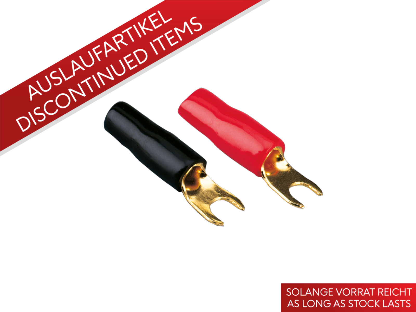 Ringgabeln 4 mm²  50 Stück rot