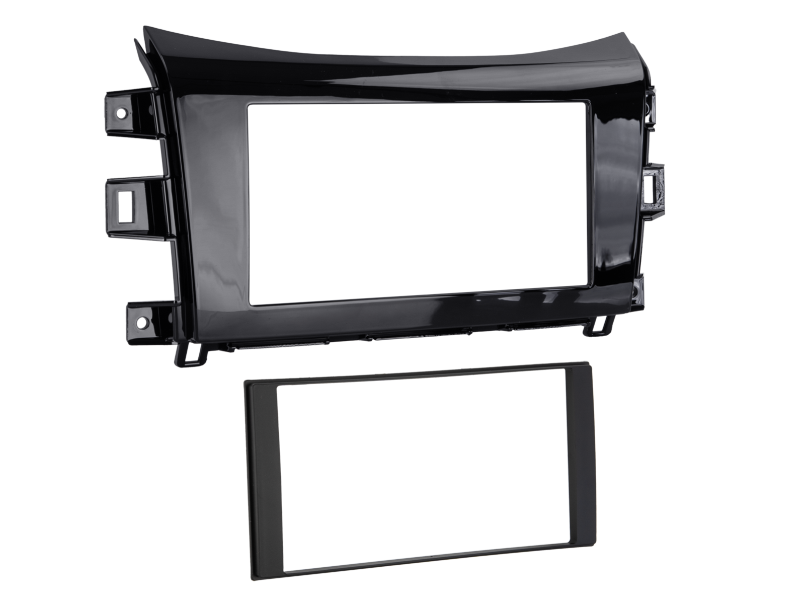 2-DIN Radioblende Nissan Navara/Renault Alaskan Klavierlack