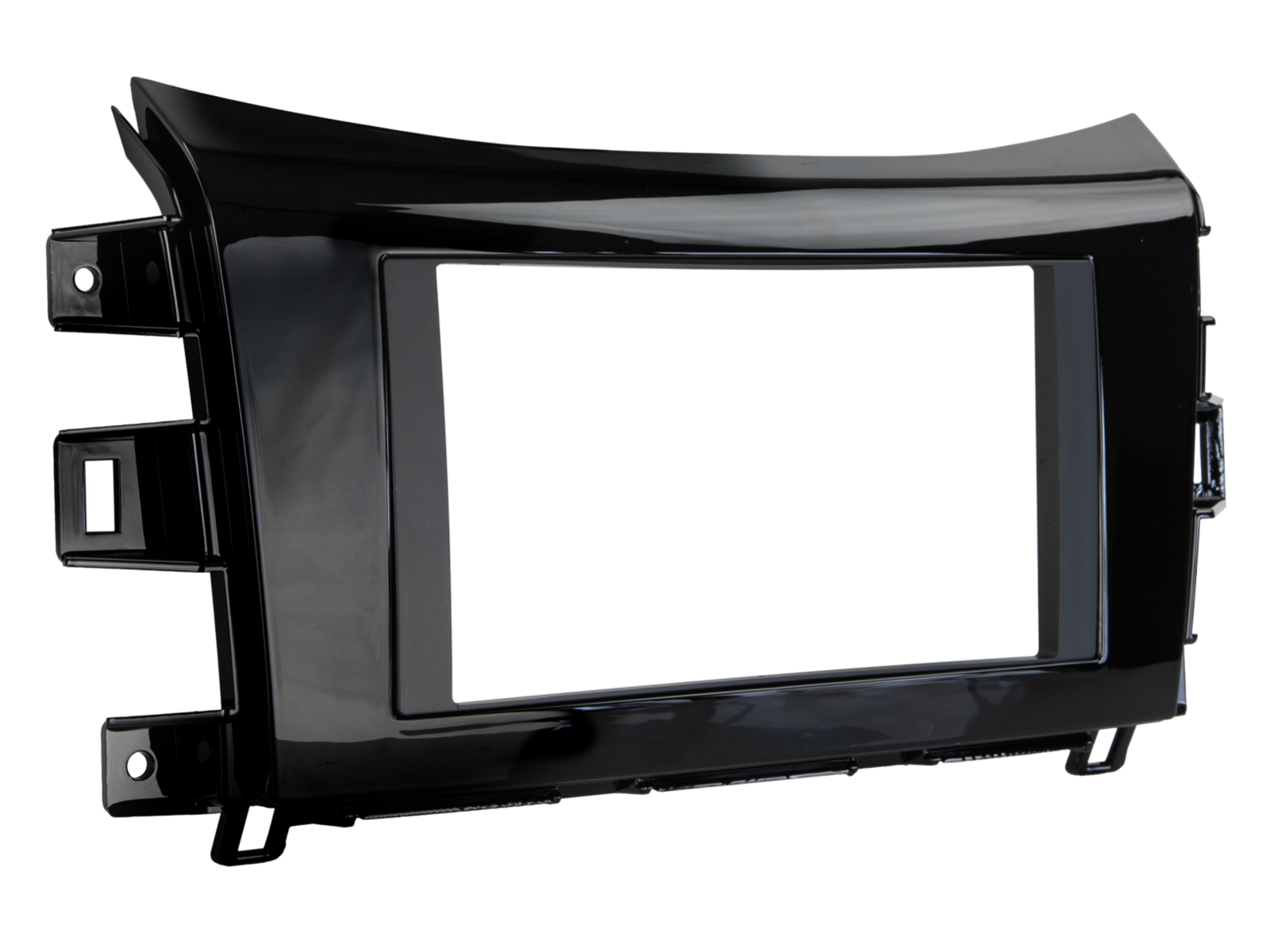 2-DIN Radioblende Nissan Navara/Renault Alaskan Klavierlack