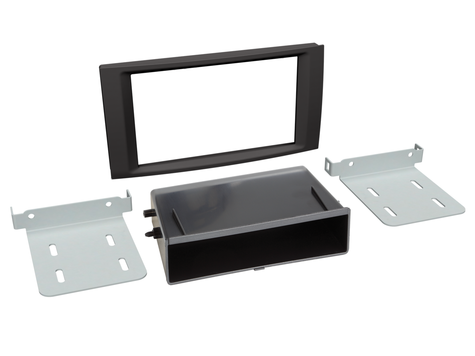 2-DIN Radioblende mit Fach VW T5(7H)/Touareg(7L)