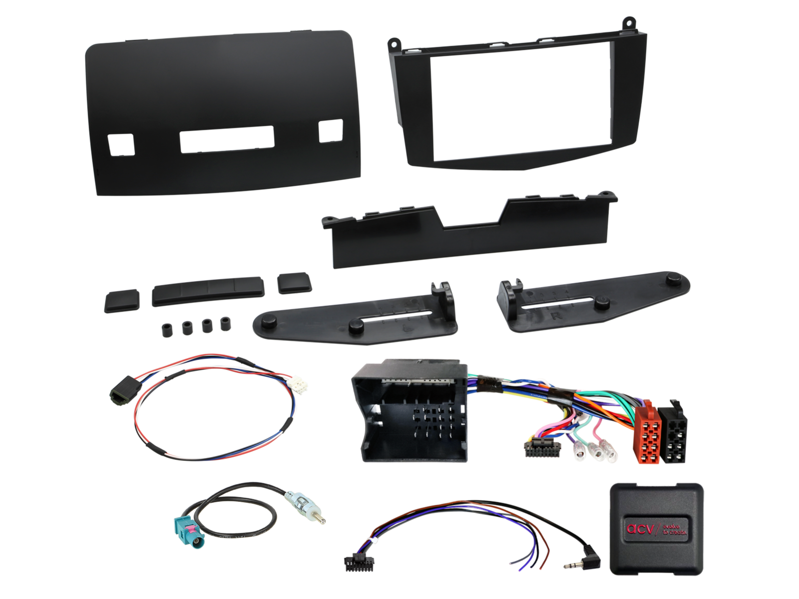 2-DIN Kit Mercedes C-Klasse 09/2007-01/2011 LFB/Antenne
