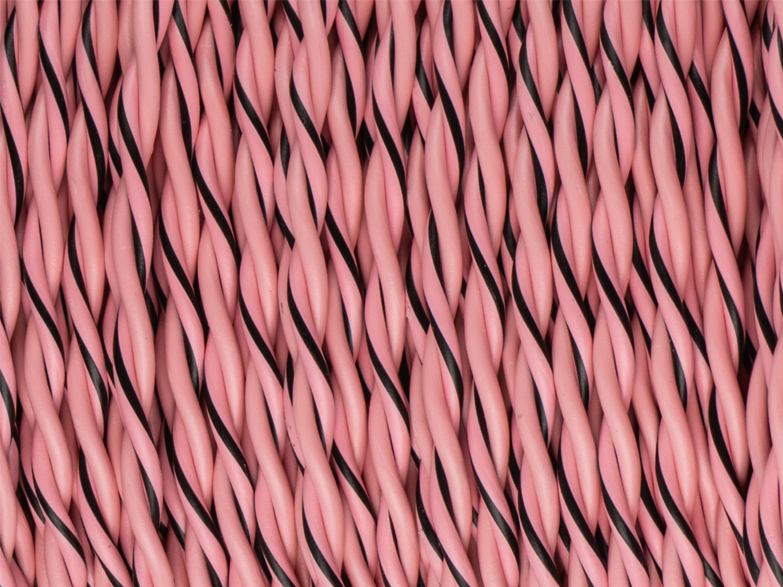 Lautsprecherkabel verdrillt 2x0.75mm² rosa/rosa-schwarz 100m