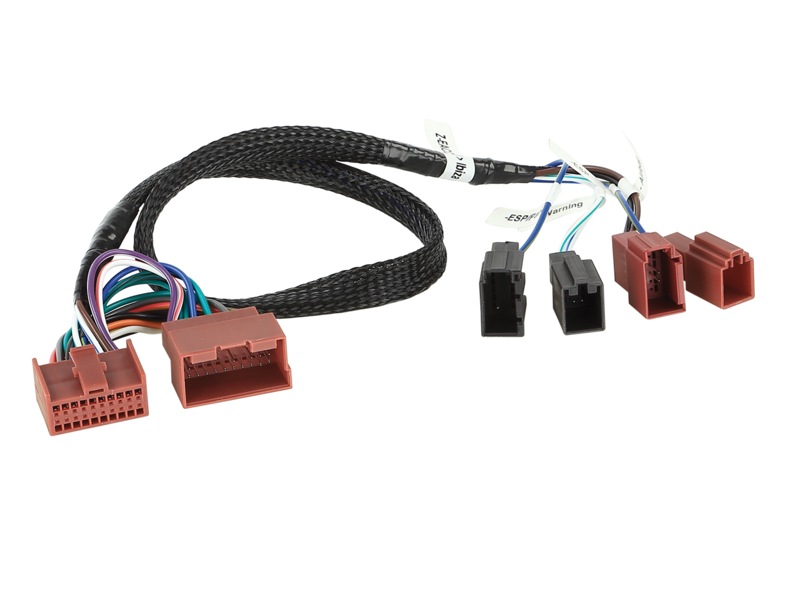 2-DIN Radioblende mit Fach Seat Ibiza tuam grau/Kabelsatz