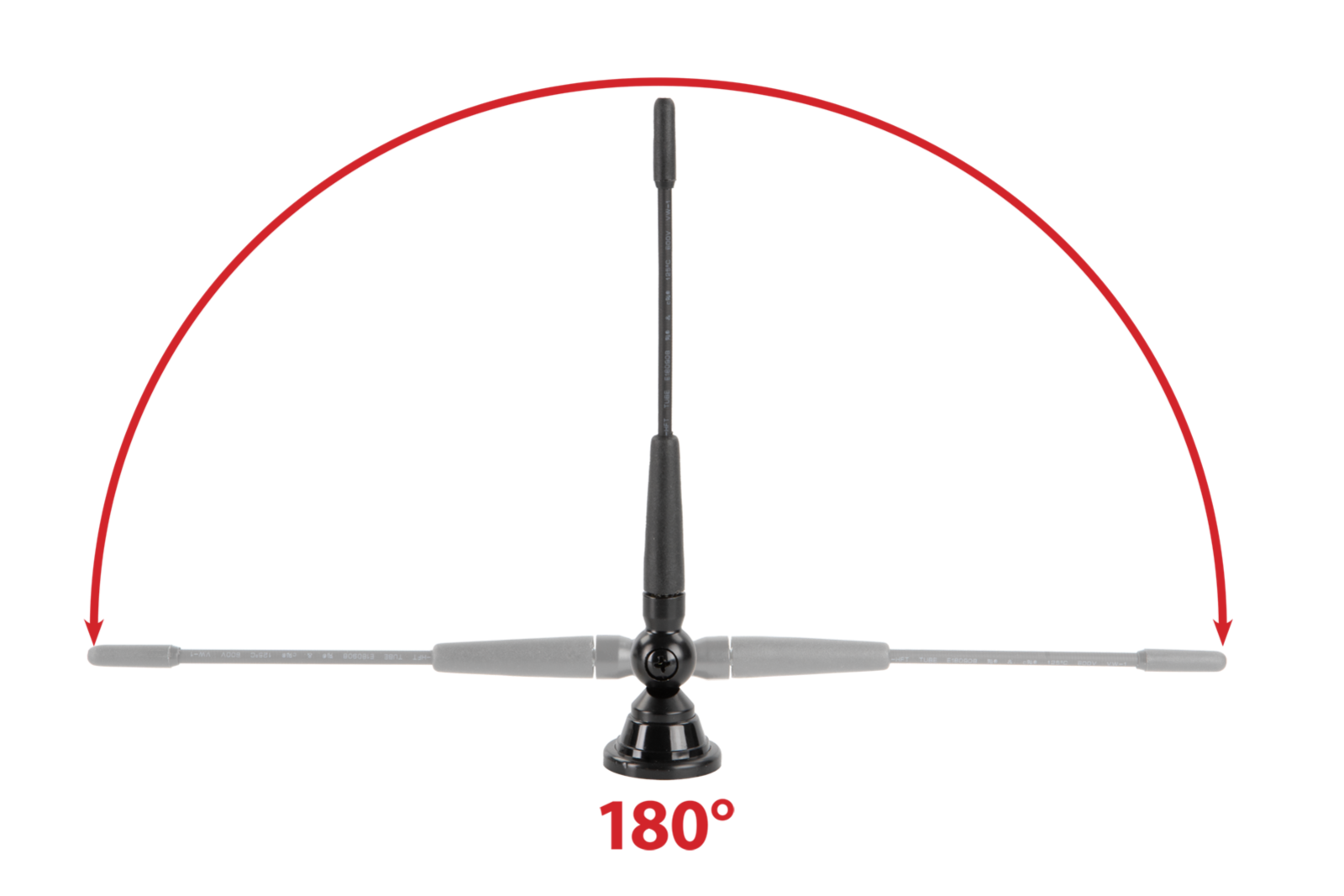 Dachantenne AM/FM 0°>180° Stabneigung flexibel 14cm lose