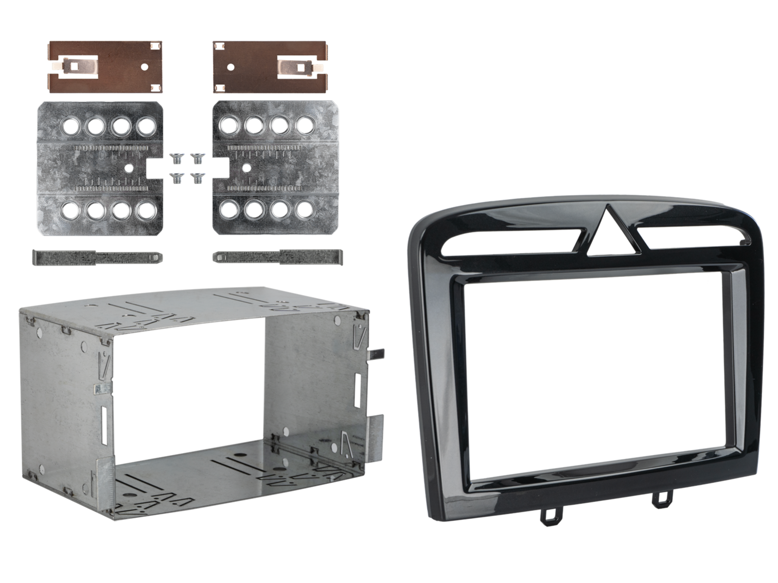 2-DIN Kit Peugeot 308/RCZ RD4 Gerät LFB/Antenne schwarz