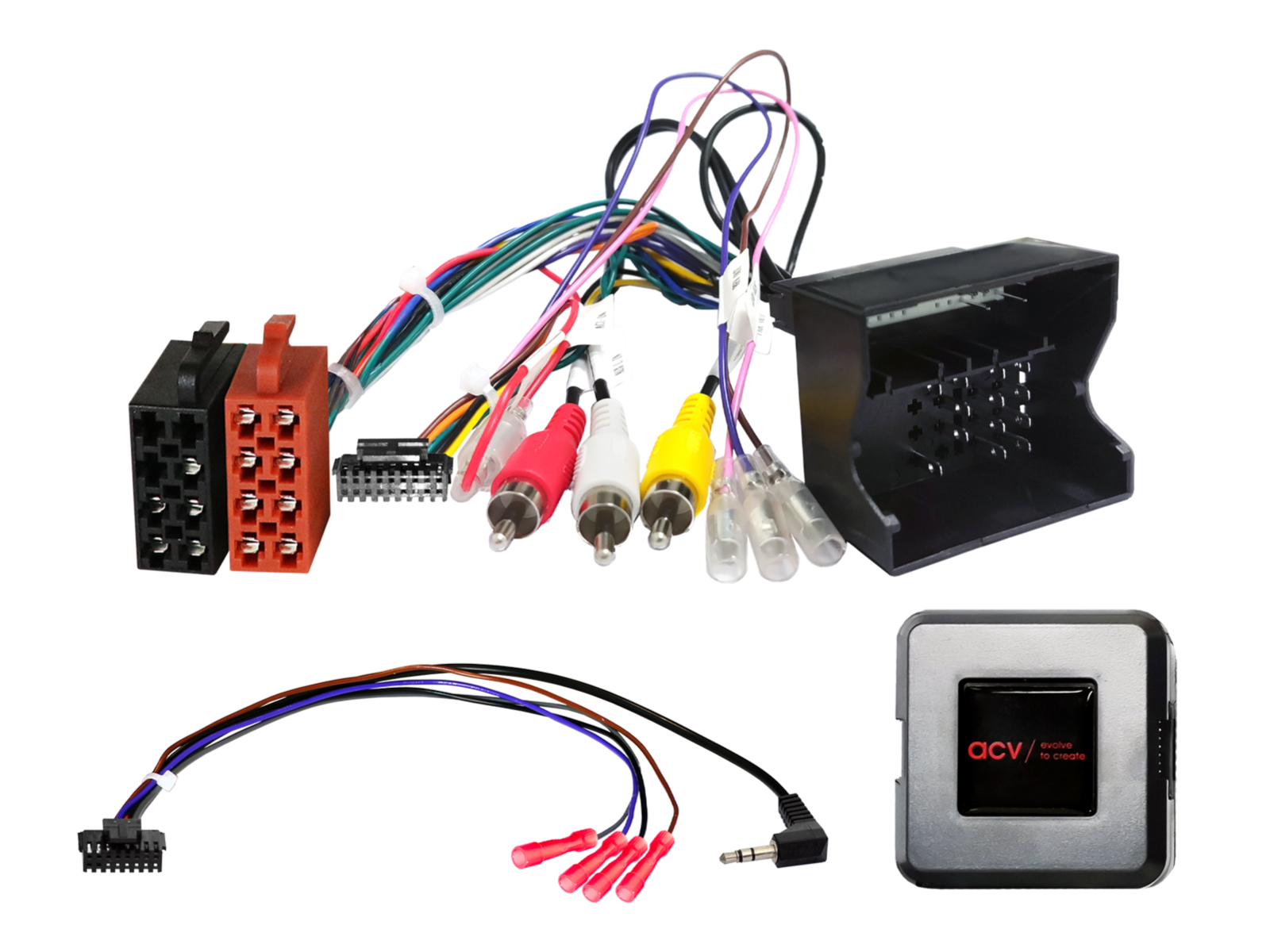 2-DIN Kit Peugeot 308/RCZ RD4 Gerät LFB/Antenne silber