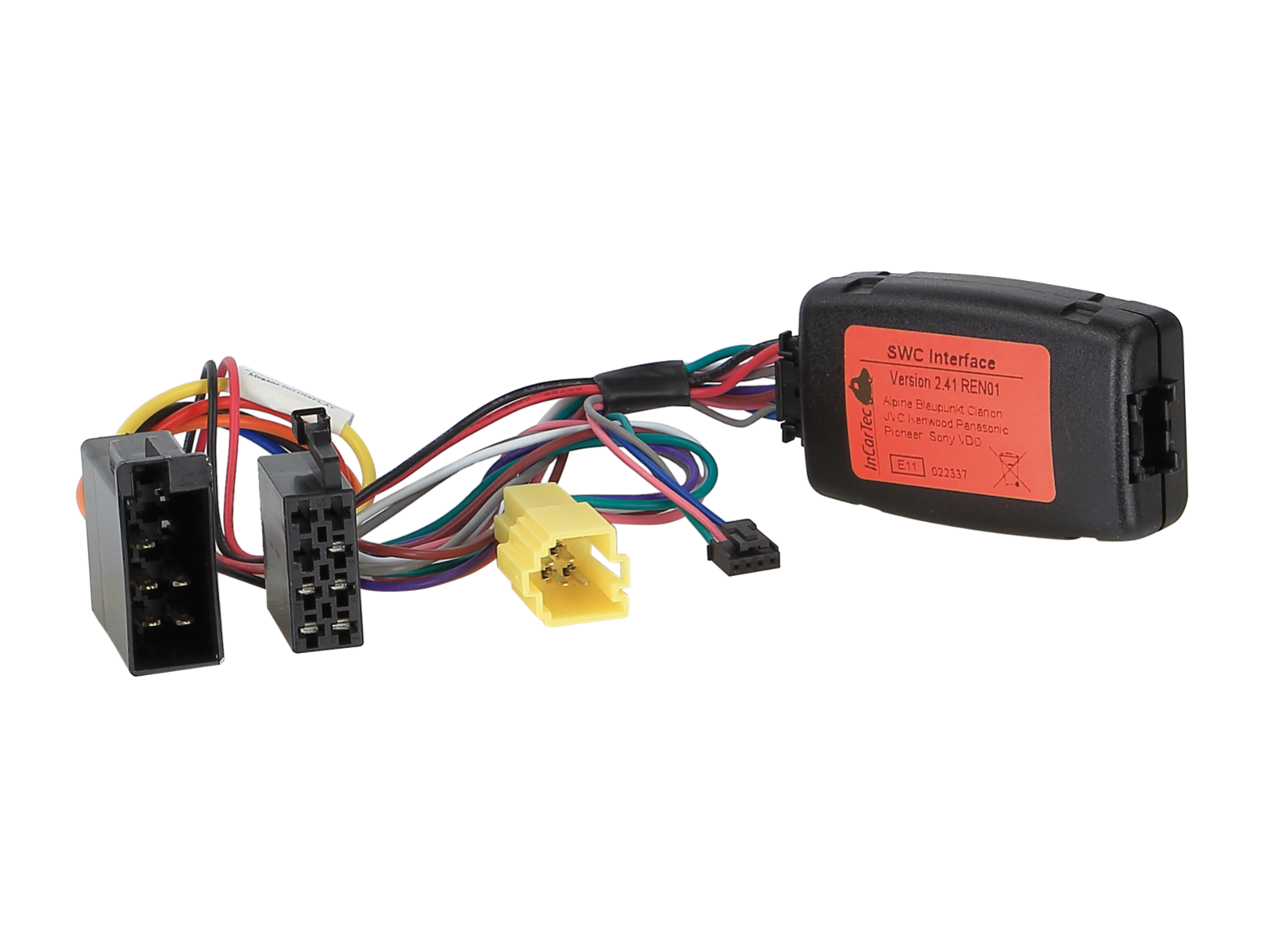 LFB Nissan/Renault ISO/Mini ISO gelb/OEM Gerät mit Display