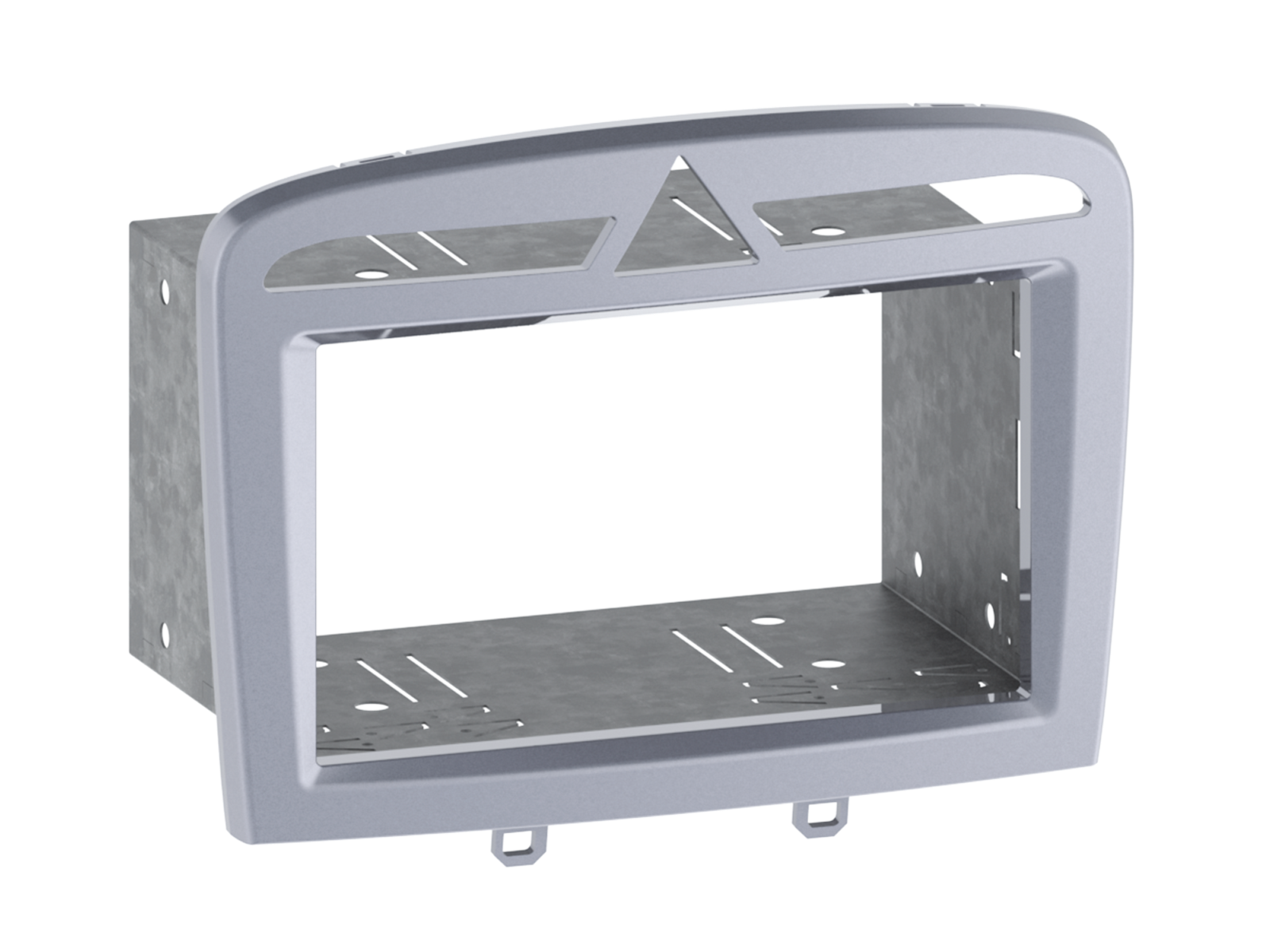 2-DIN Radioblende Peugeot 308(4)/RCZ(4J) warm silber