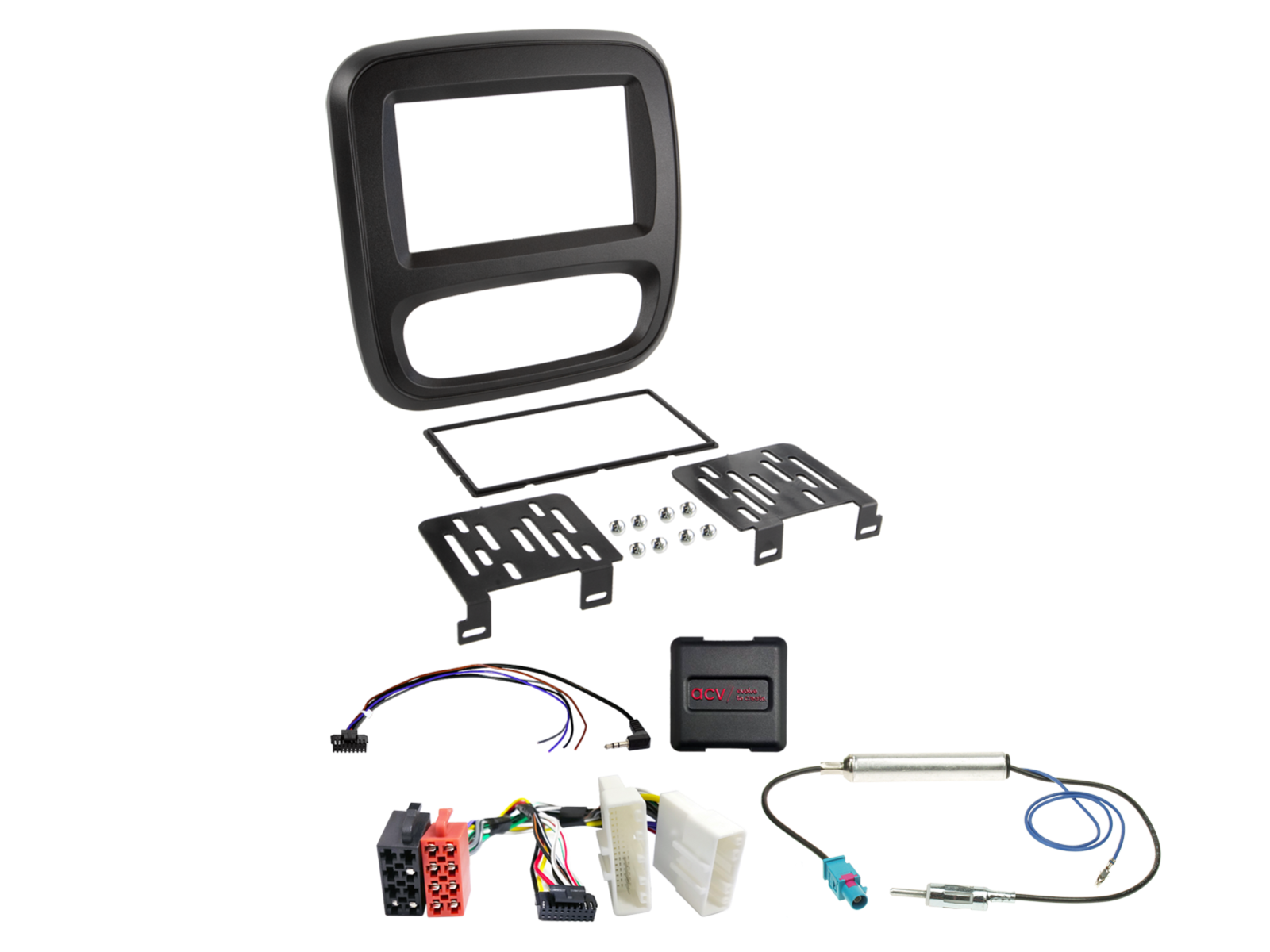 2-DIN Kit Fiat/Nissan/Opel/Renault ohne Klimatronik LFB