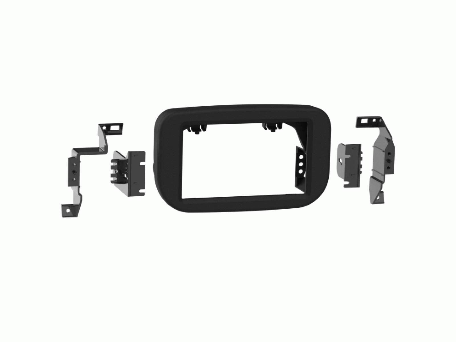 2-DIN Radioblende Ford Transit(FD) 06/2019-2024 schwarz matt
