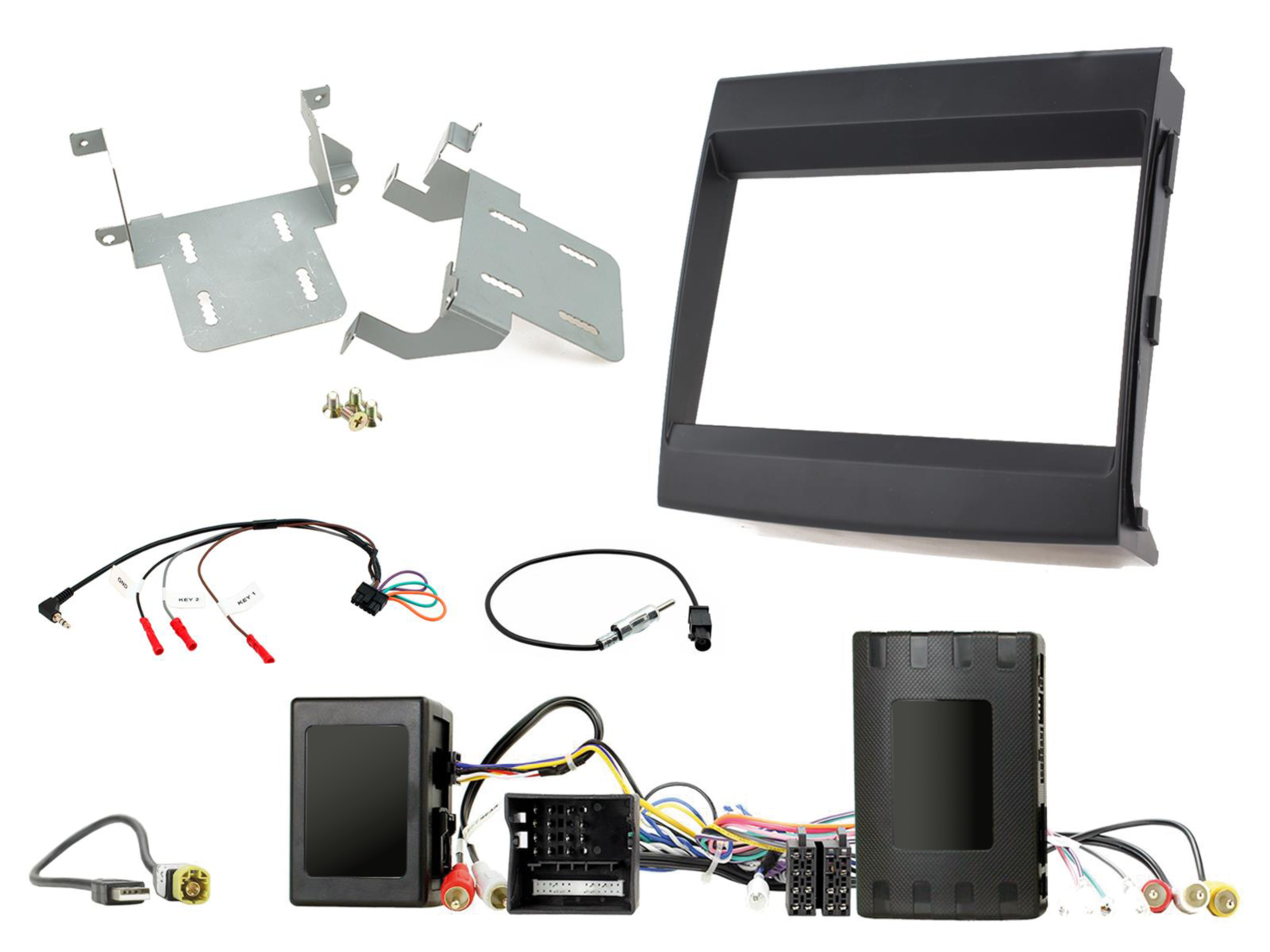 2 DIN Kit Porsche Cayenne 2011-2016 Infodapter/Amp MOST