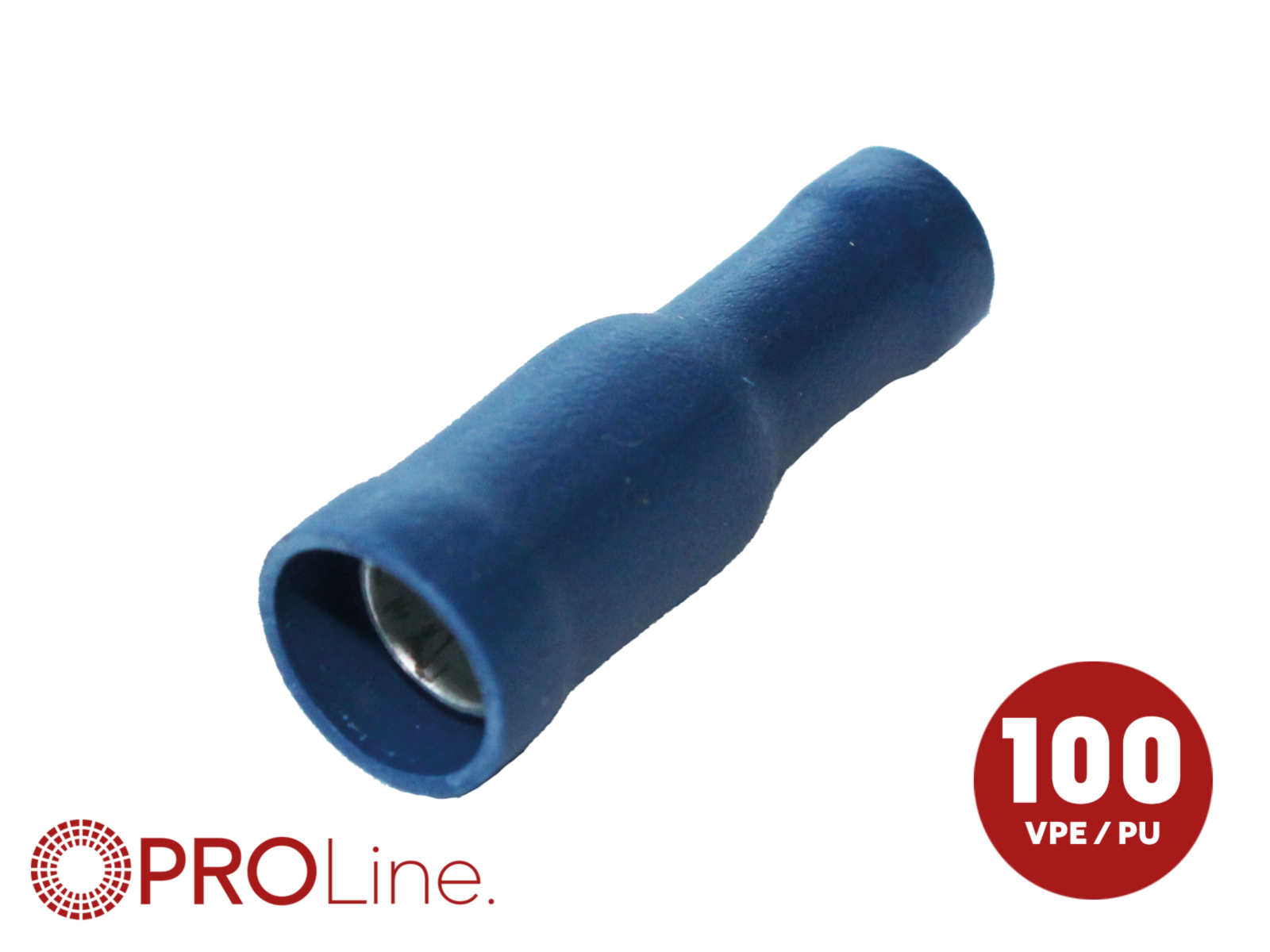 Rundsteckhülse 1,5mm²-2,5mm²/3,9mm blau>rot EE 100 Stück
