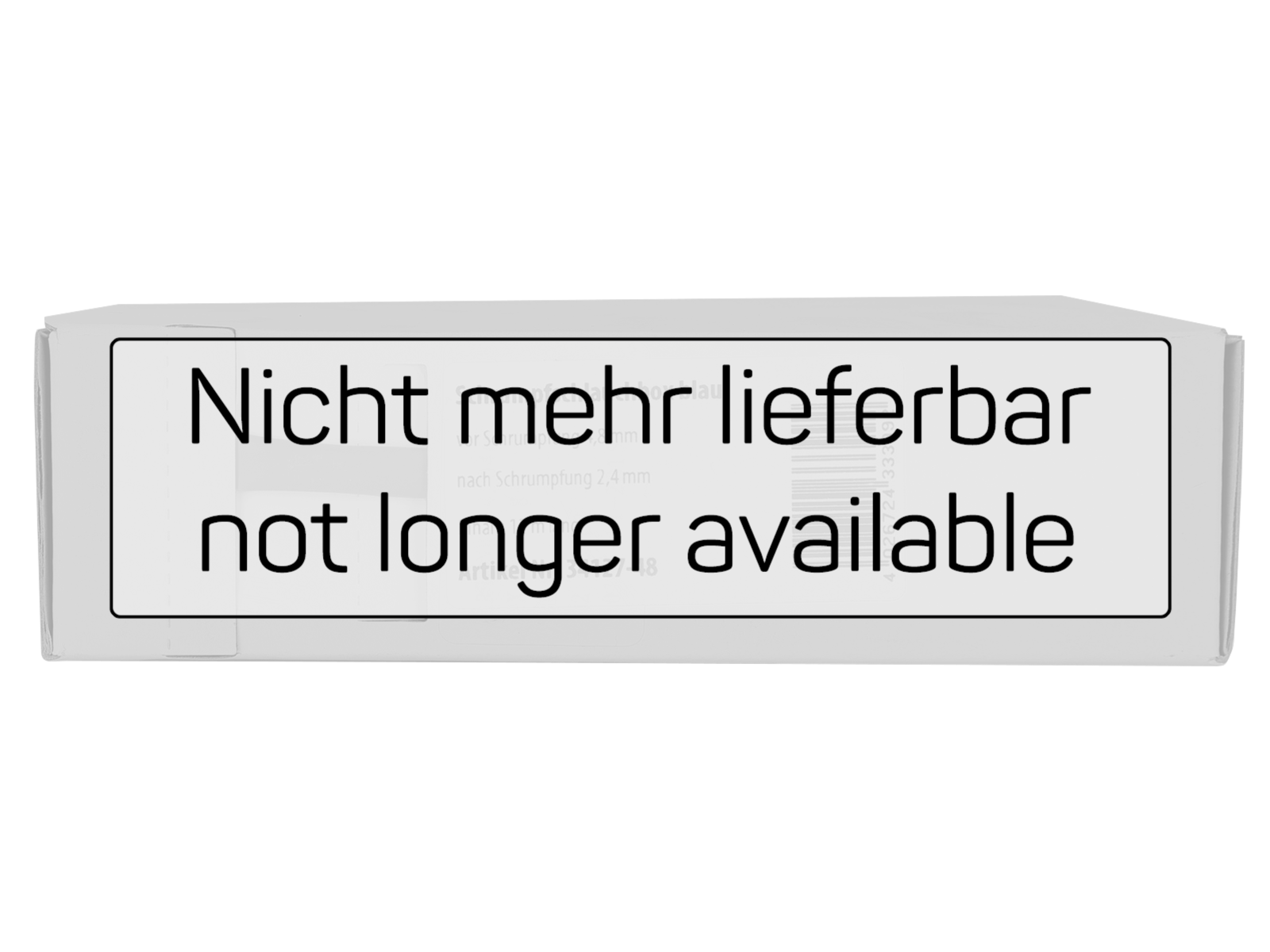 Schrumpfschlauch blau Ø 4,8 mm nicht mehr lieferbar