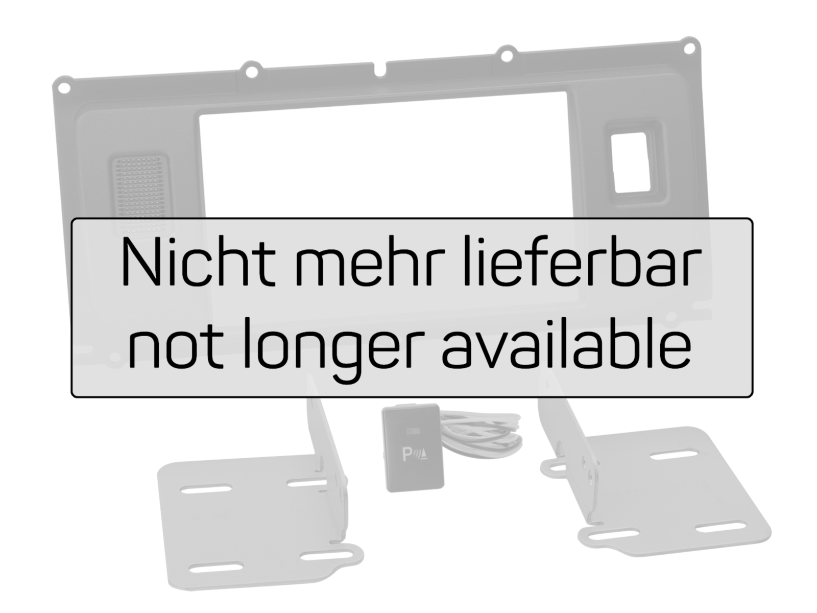 2-DIN Radioblende Landrover Evoque nicht mehr lieferbar