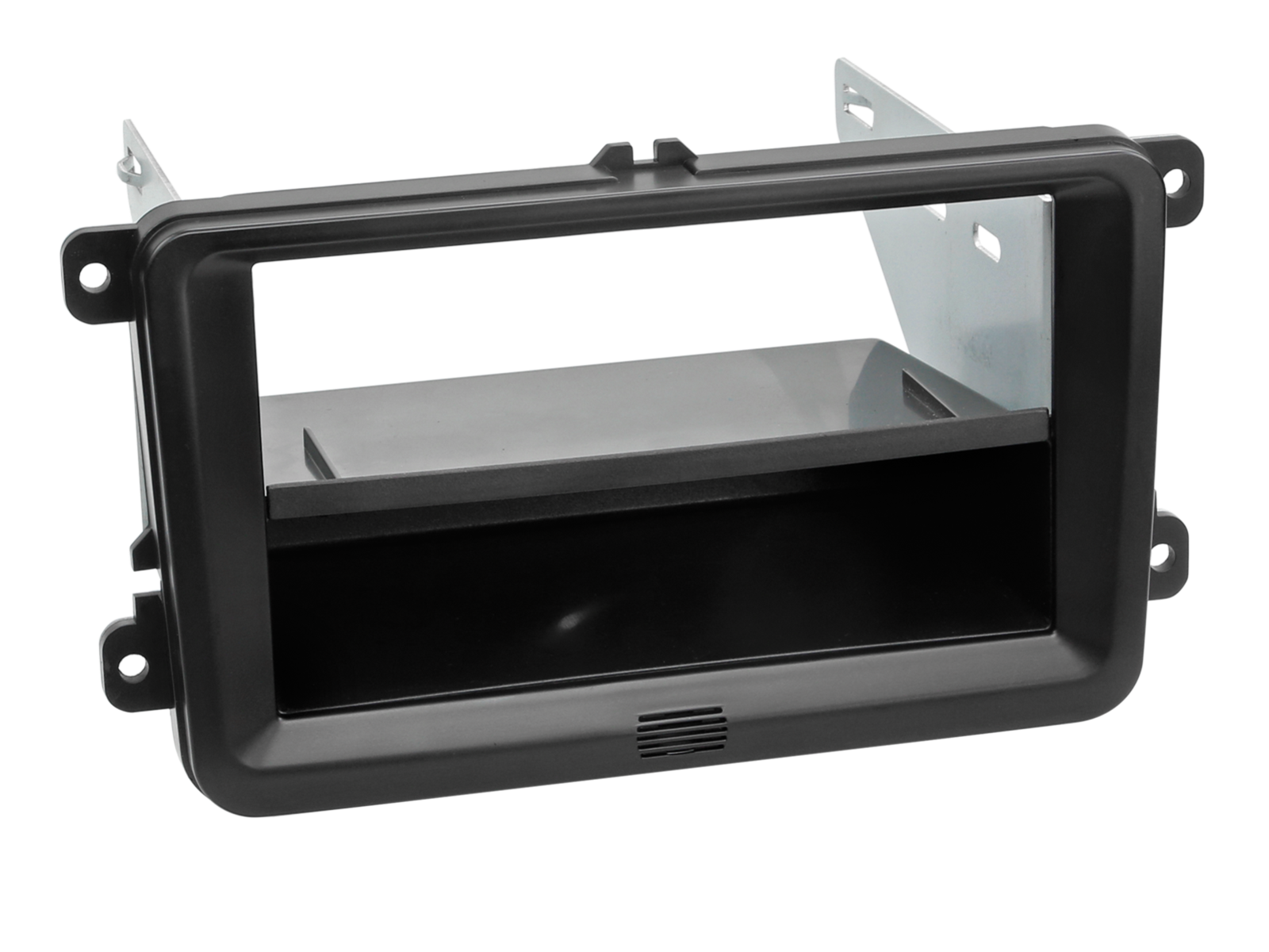 2-DIN Radioblende mit Fach Seat/Skoda/VW schwarz