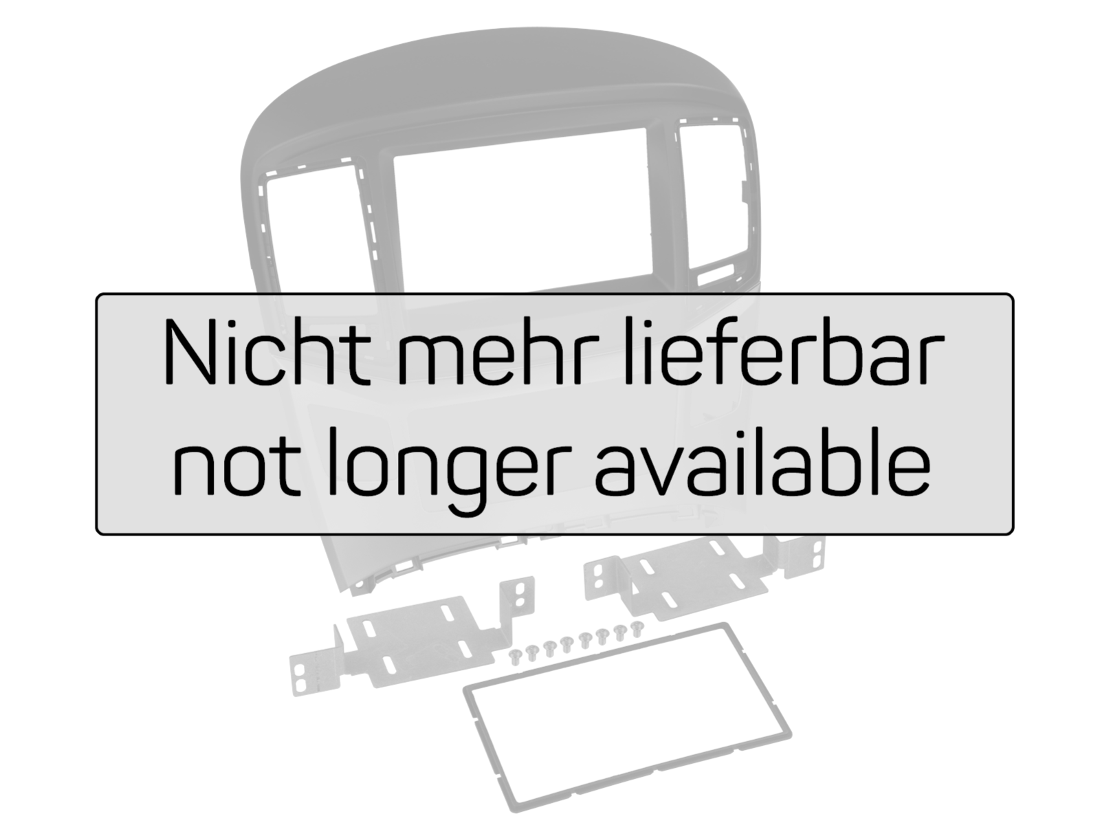 2-DIN Radioblende Hyundai H1 2015-2018 nicht mehr lieferbar