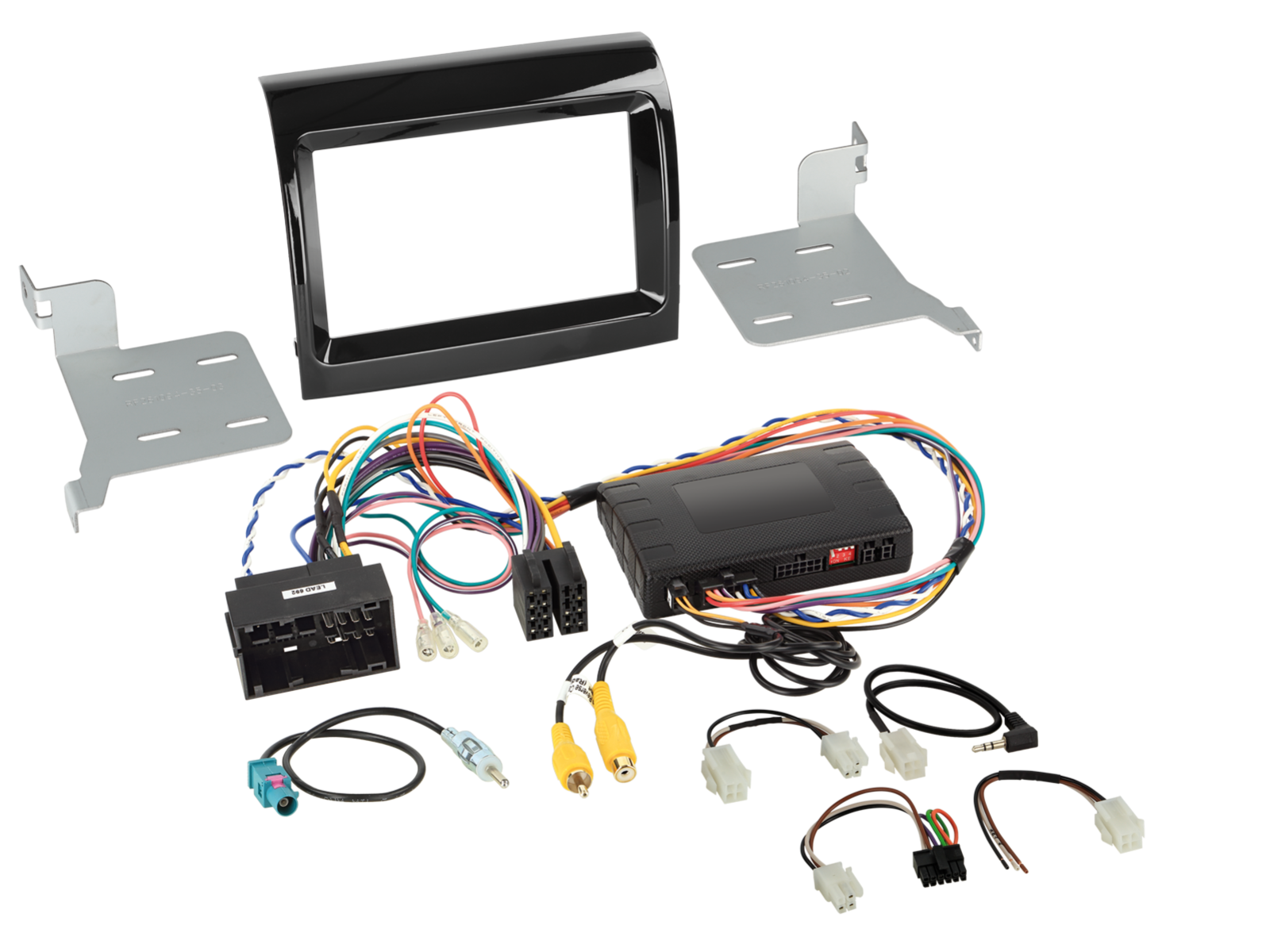 2-DIN Kit Citroen/Fiat/Opel/Peugeot mit OEM Gerät Infodapter