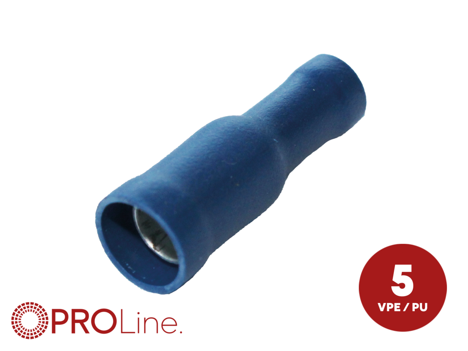 Rundsteckhülse 1,5mm²-2,5mm²/3,9mm blau>rot ST 5 Stück
