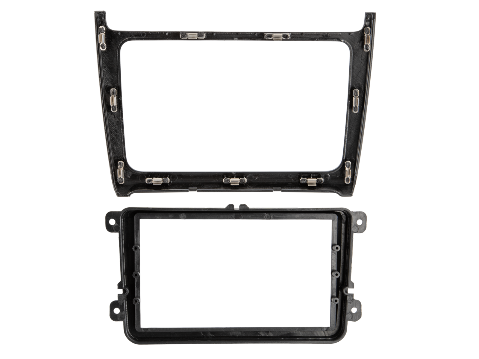 2-DIN Radioblende VW Polo 04/2014-07/2017 silber