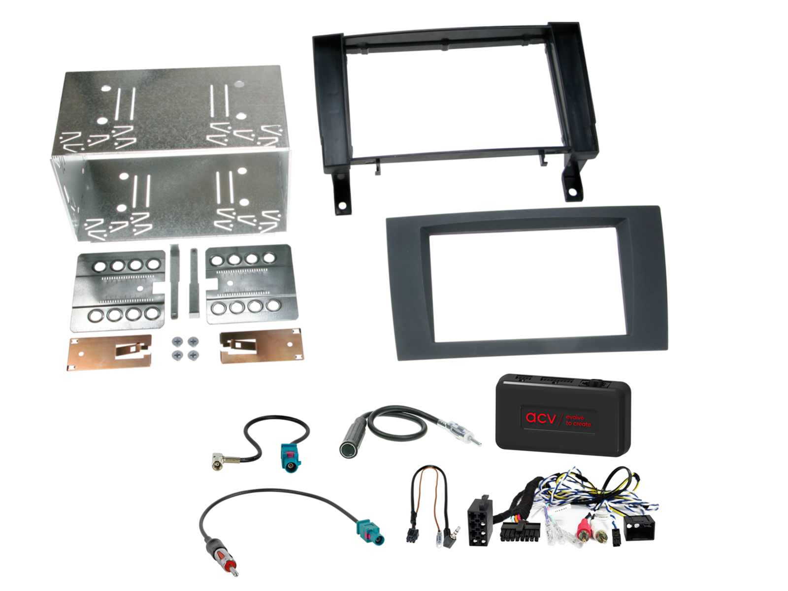 2-DIN Kit Mercedes SLK(R171) 2004-2011 LFB/Antenne/Amp