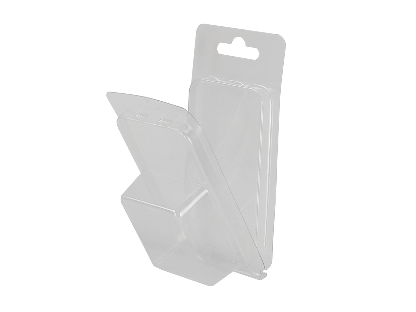 Klappblister-Sichtverpackung 120mmx68mmx28mm