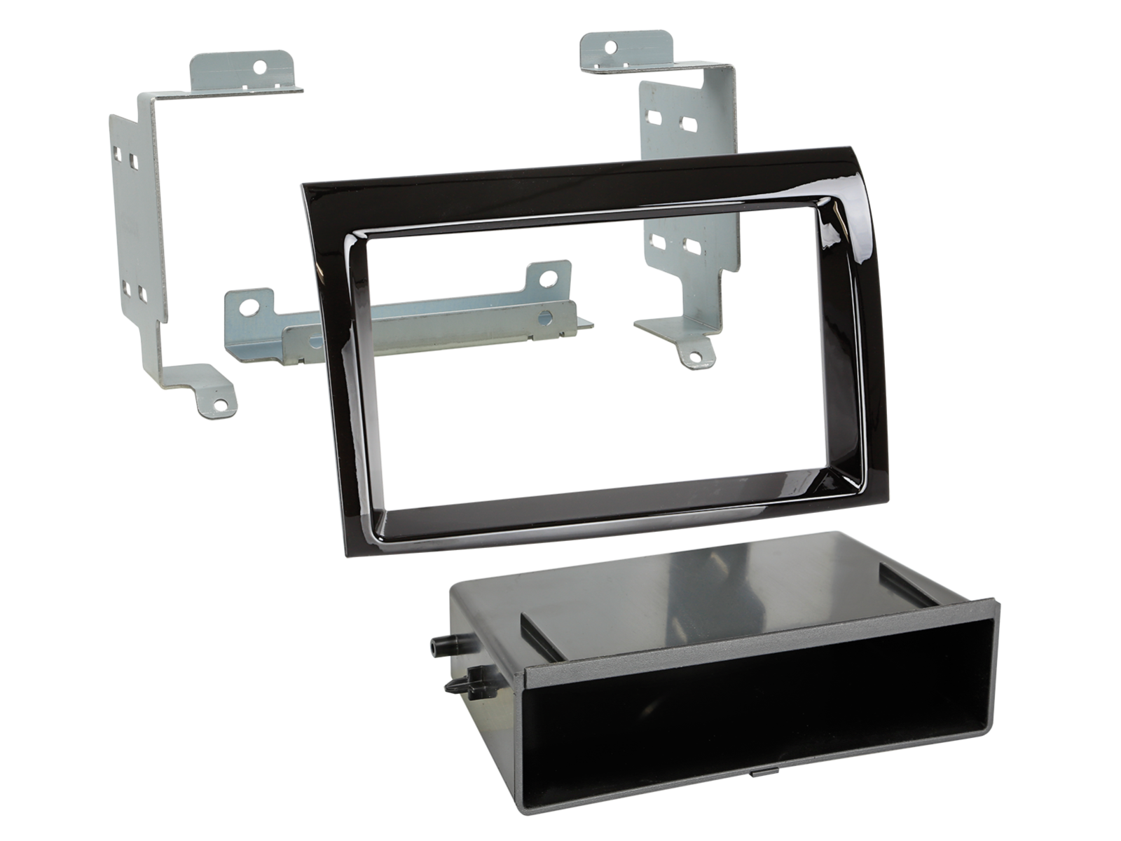 2-DIN Radioblende mit Fach Citroen/Fiat/Opel/Peugeot