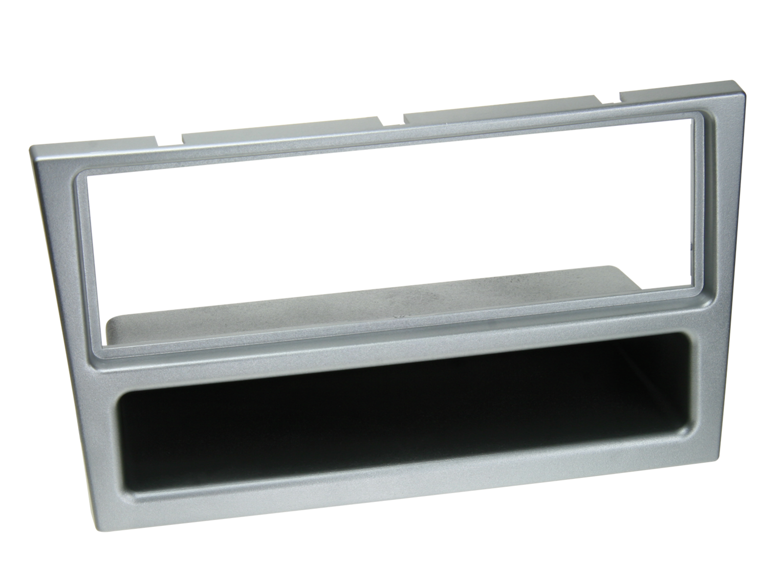 1-DIN Radioblende mit Fach Opel matt-chrom lose
