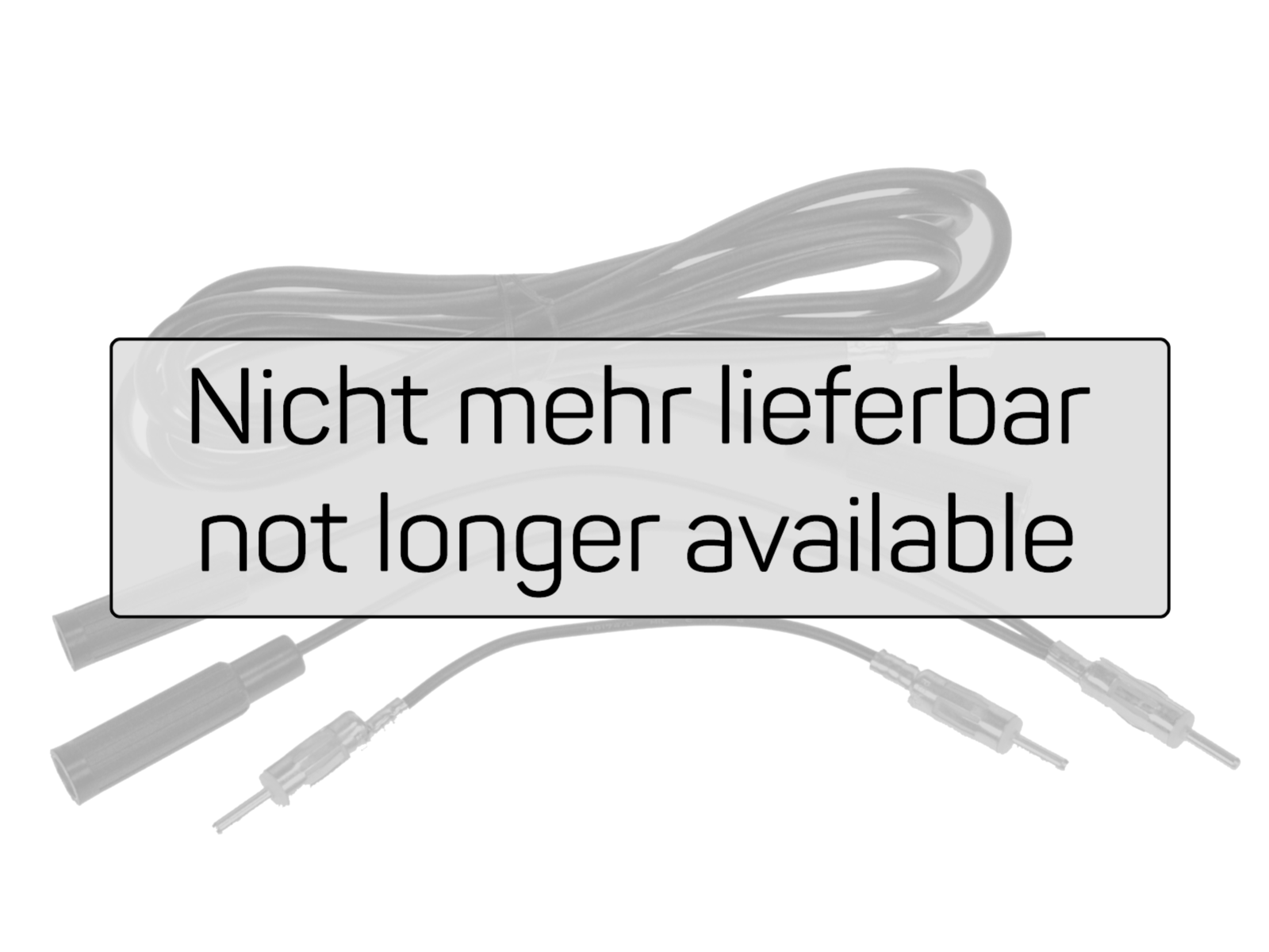 Antennenadapter DIN(f) nicht mehr lieferbar