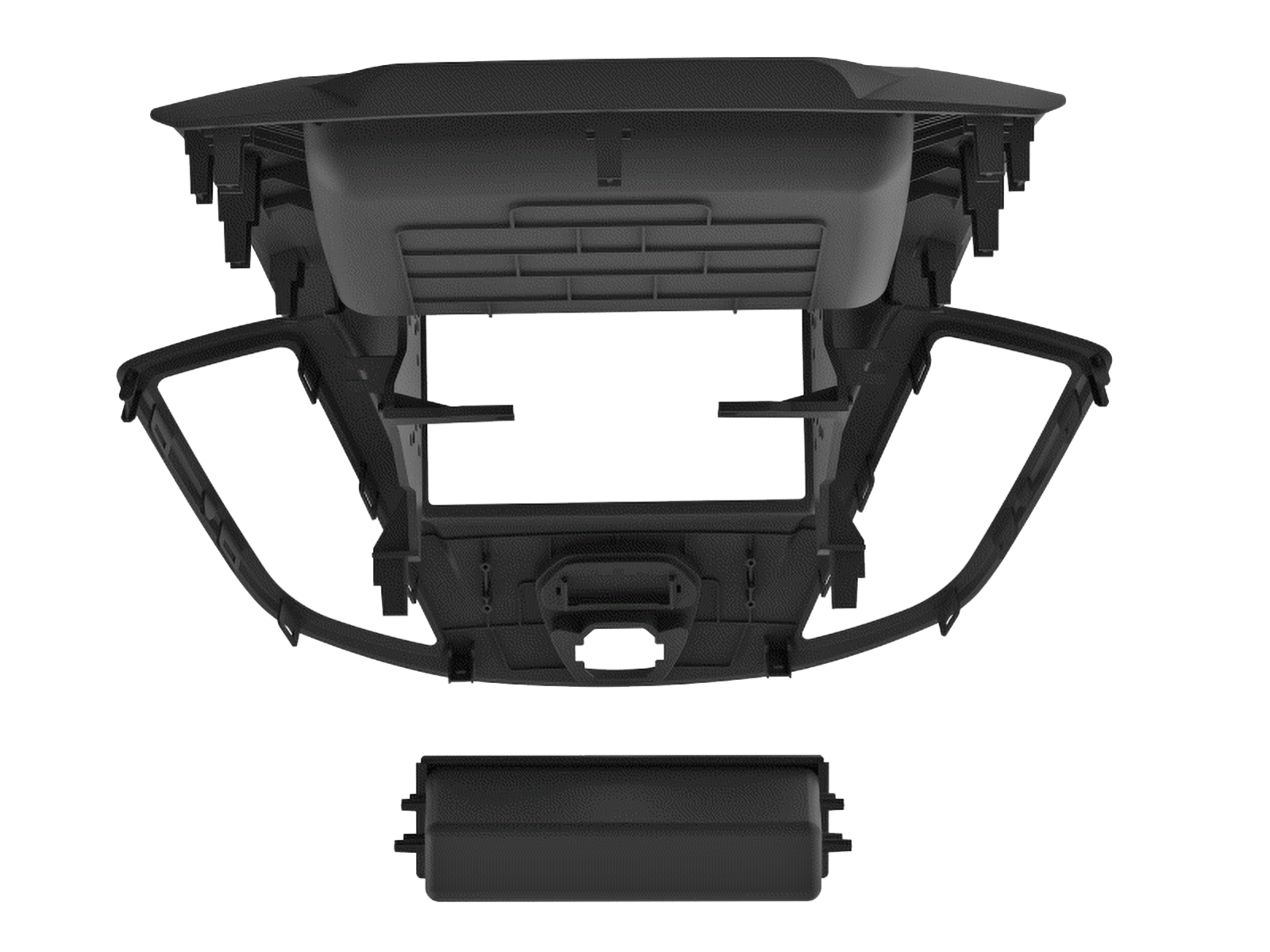 2-DIN Radioblende mit Fach Ford Transit V363 2014-2019