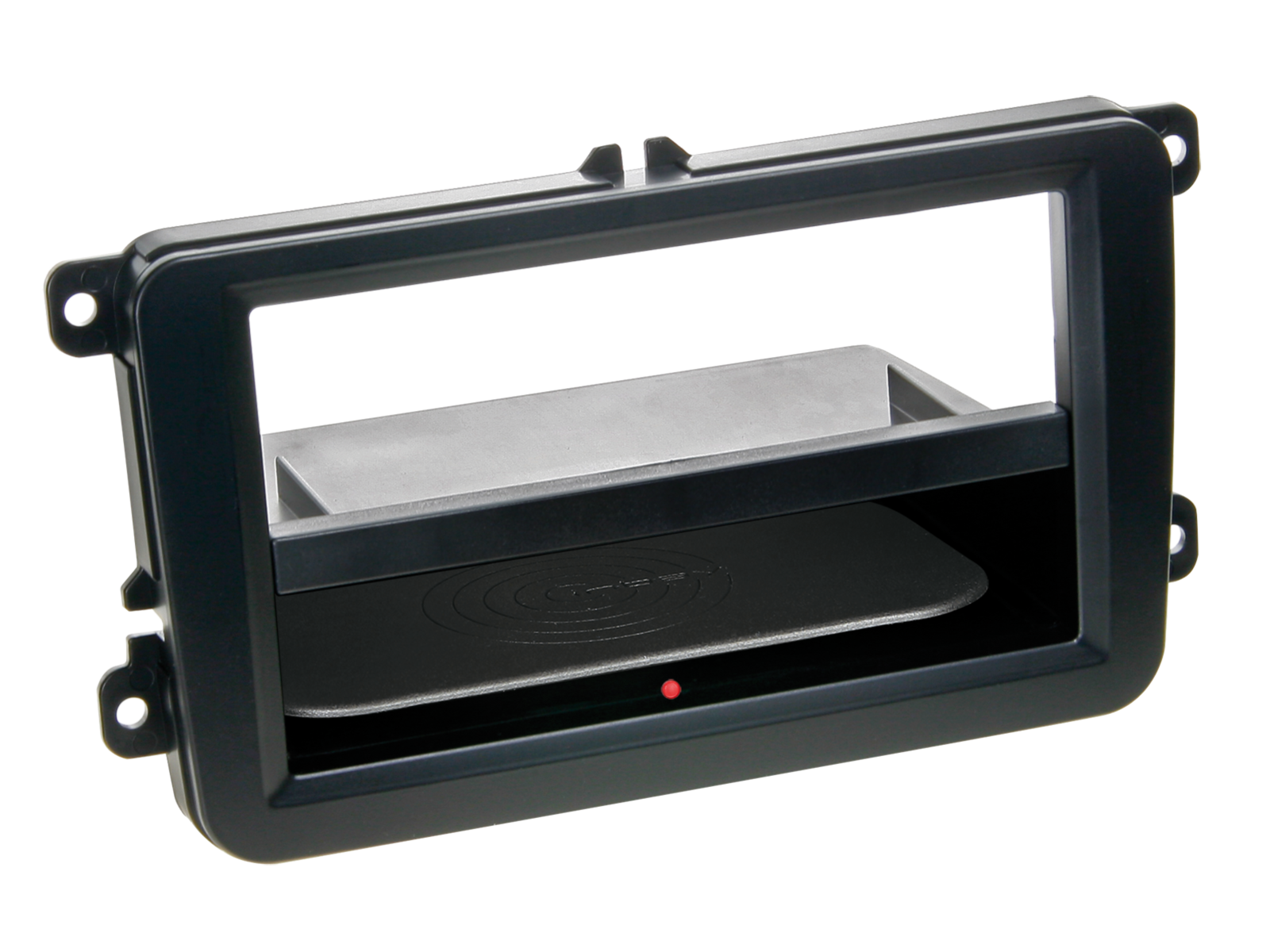 2-DIN Radioblende INBAY® Seat/Skoda/VW Rubber Touch