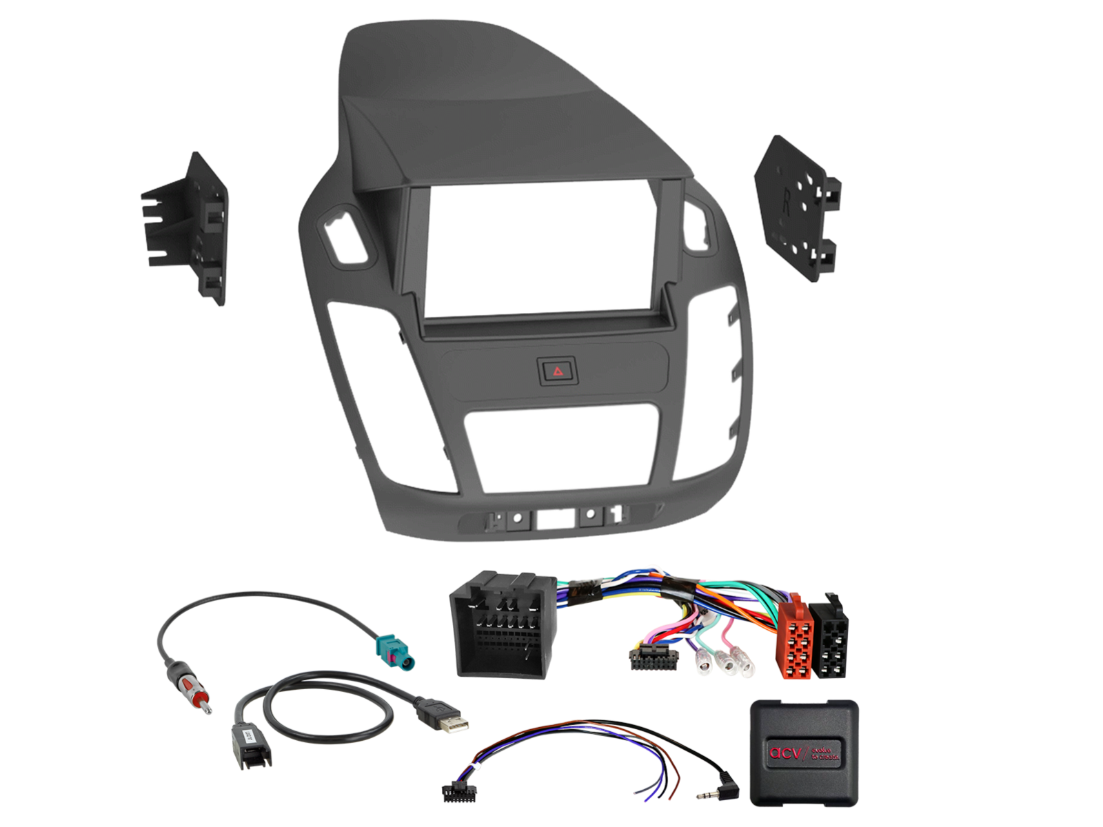 2-DIN Kit Ford Tourneo Connect/Transit Connect LFB analog