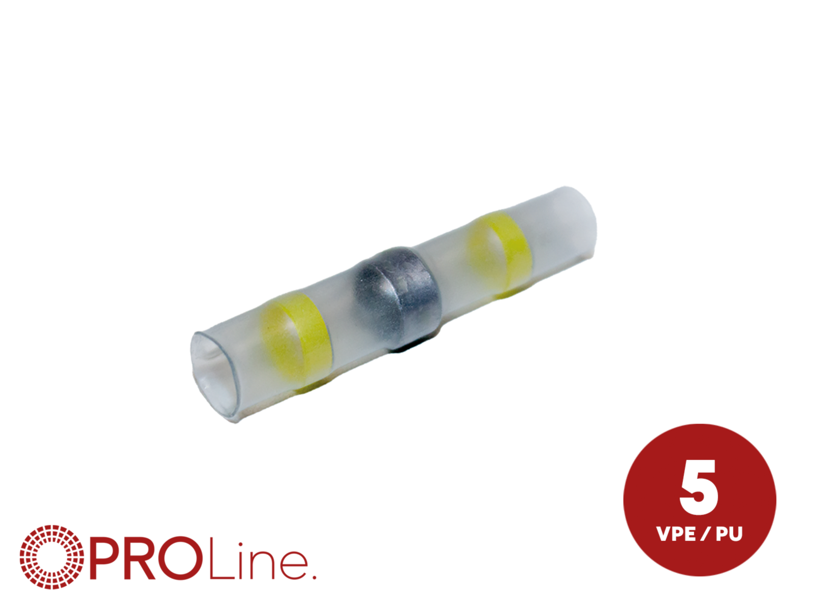 Lötverbinder 4,0mm²-6,0mm²/42mm gelb 5 Stück