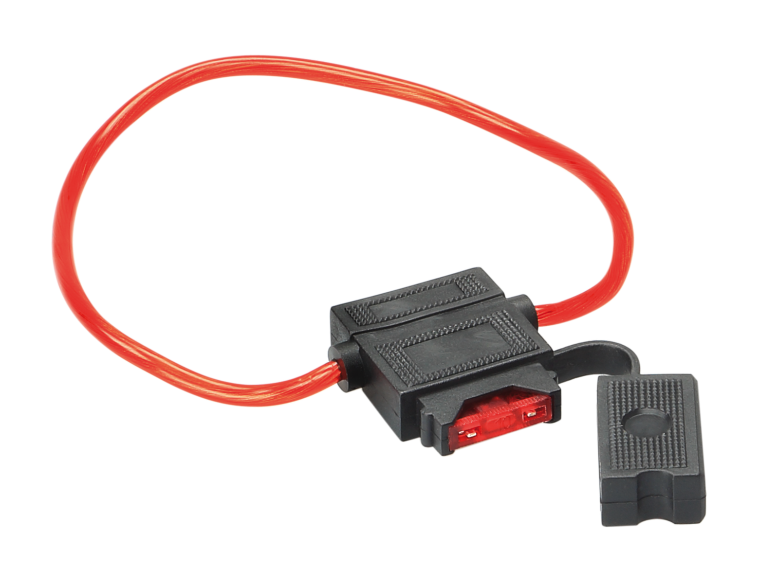 Sicherungshalter ATC 10A Sicherung / 30cm Kabel 1,5mm² rot